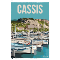 Lot de 5 Affiches Cassis le fort - 20x30cm